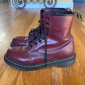 Dr. Martens Maroon Wayfair Boots